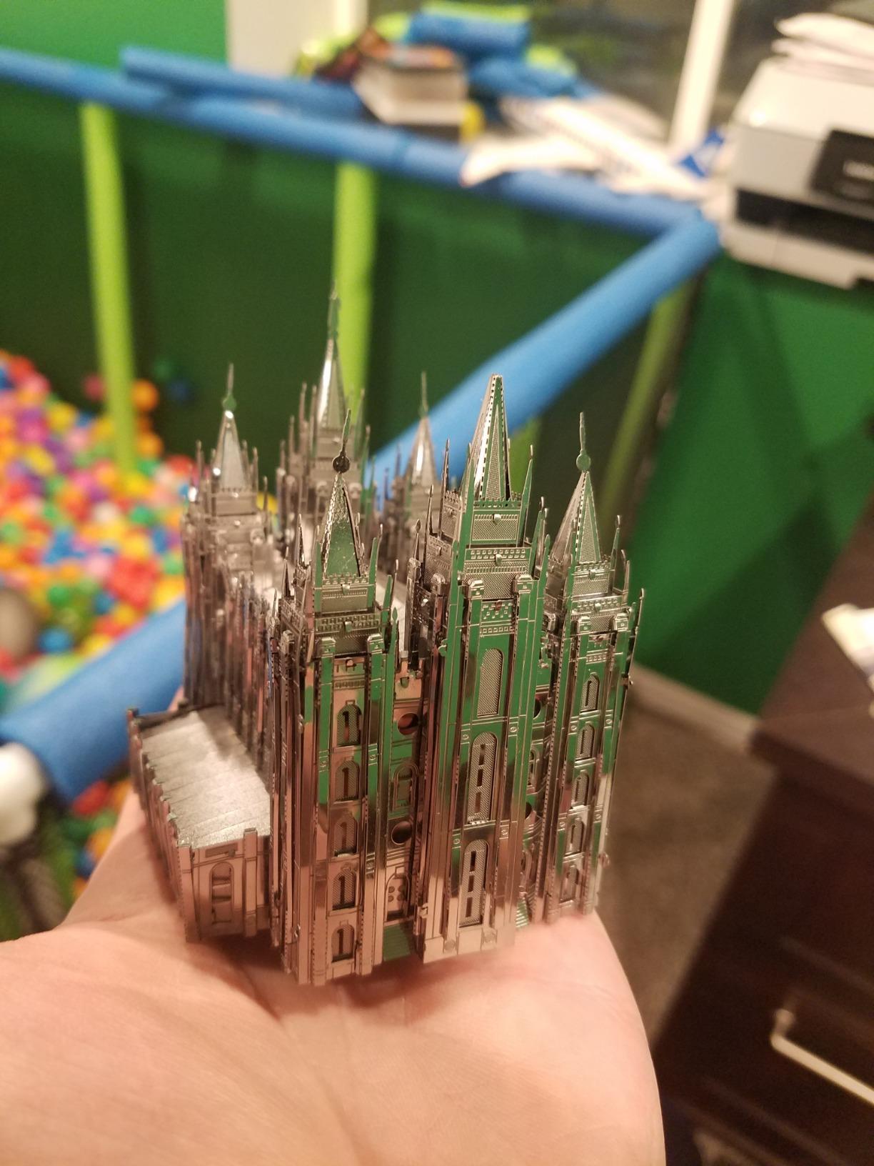 Fascinations Metal Earth Premium Series Salt Lake City Temple 3D Metal Model Kit customer photo 1
