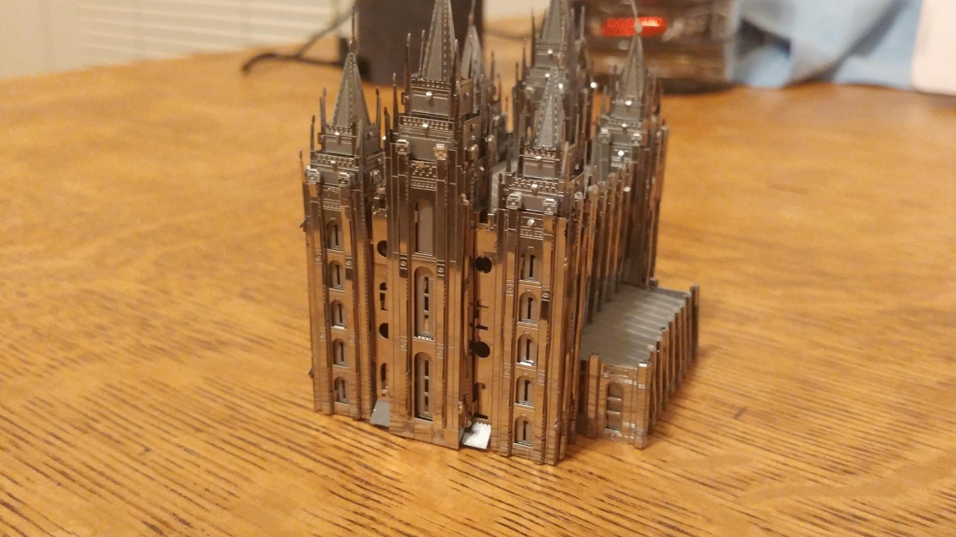 Fascinations Metal Earth Premium Series Salt Lake City Temple 3D Metal Model Kit customer photo 2