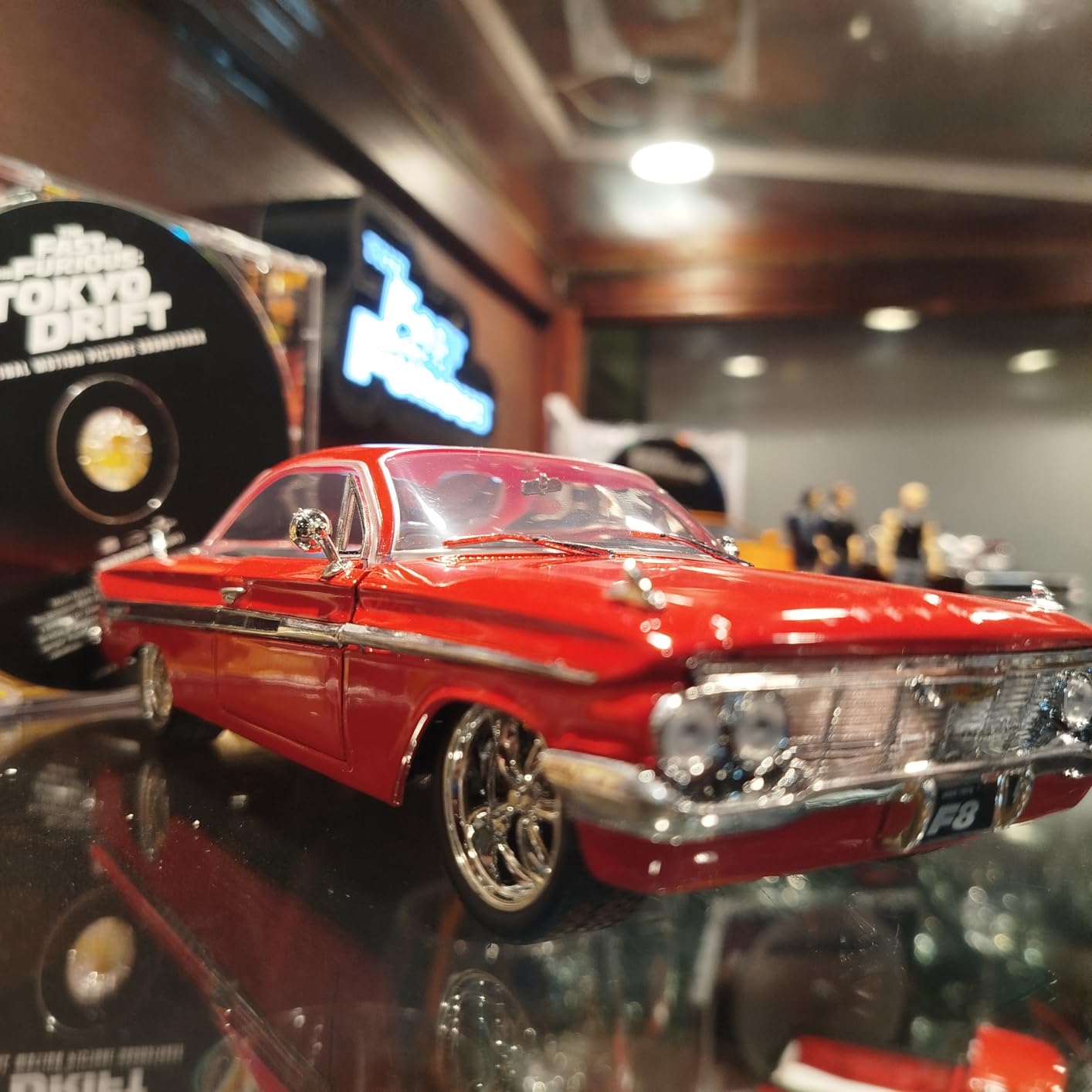 Jada Toys Fast & Furious 8 1:24 Diecast - Dom's Chevy Impala Vehicle, Red customer photo 2