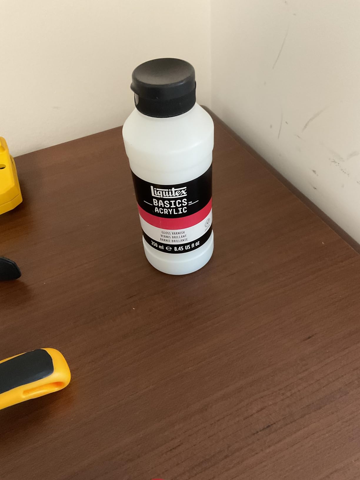 Liquitex BASICS Gloss Varnish, 250ml (8.4oz) Bottle customer photo 1