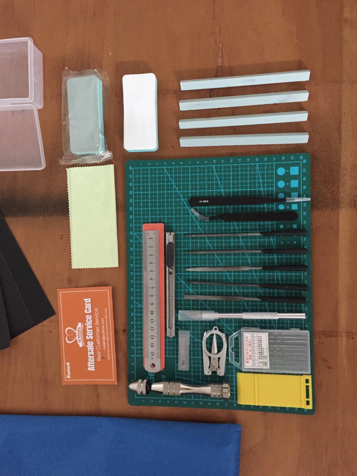 27Pcs Modeler Basic Tools Craft Set Hobby Building Tools Kit for Assembling Miniatures Mecha Car Model Building customer photo 2