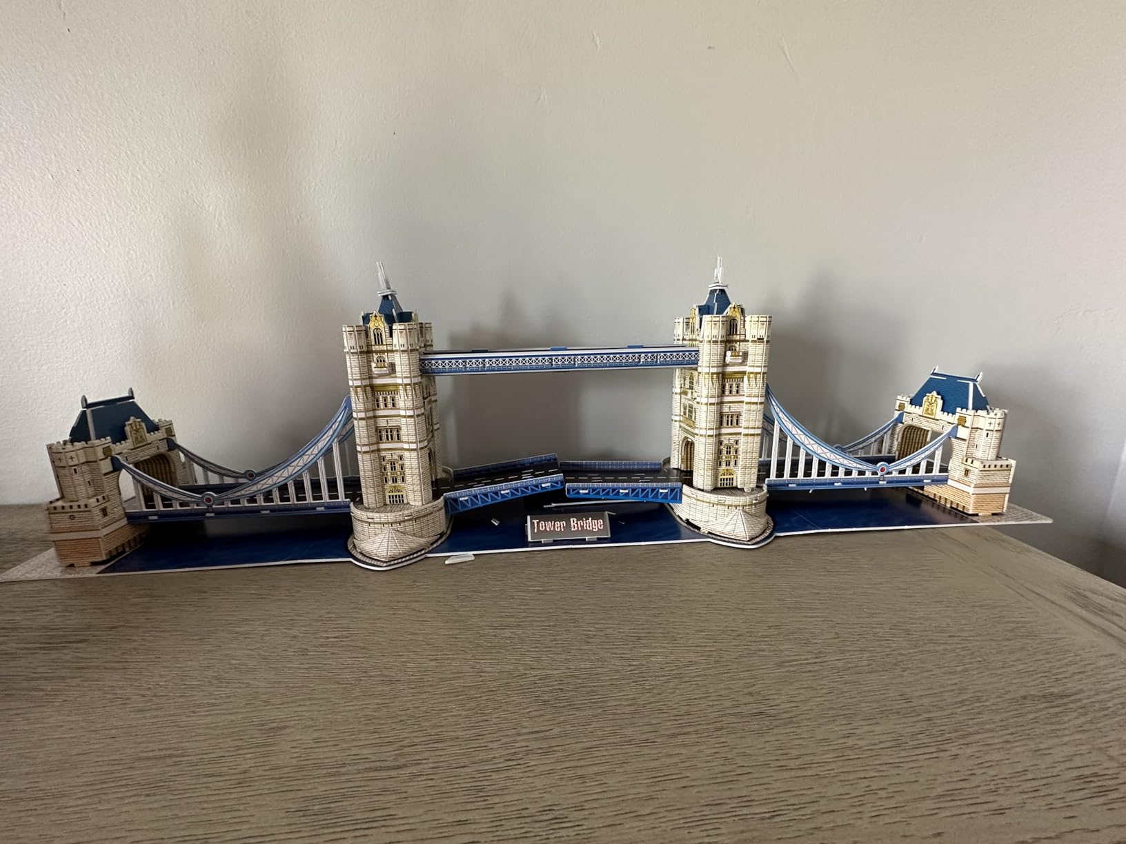 3D Puzzle UK Tower Bridge Architecture Model Kit with Booklet for Adults and Children, 120 Pieces customer photo 1