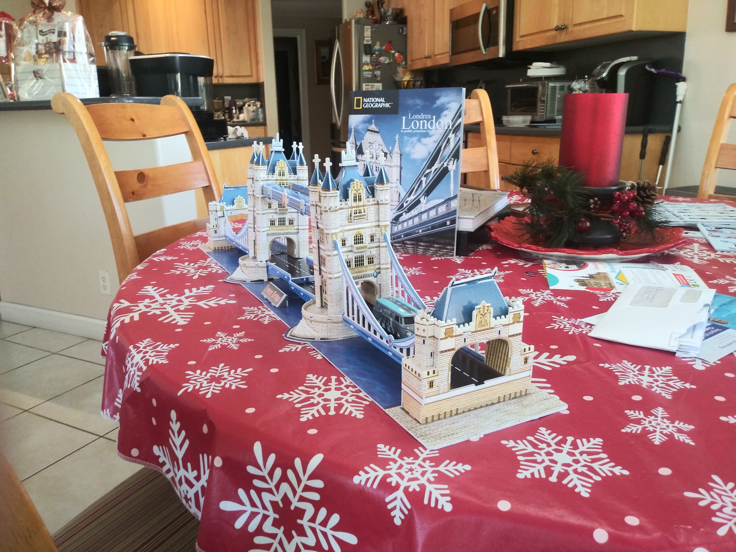 3D Puzzle UK Tower Bridge Architecture Model Kit with Booklet for Adults and Children, 120 Pieces customer photo 2