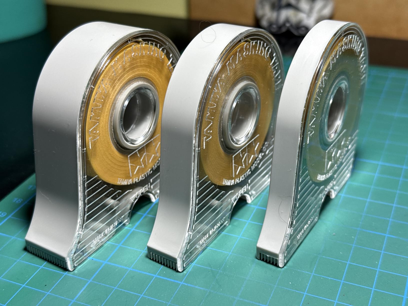 Masking Tape with Dispensers, 6 mm & 10 mm & 18 mm, Set of 3, from Japan customer photo 2