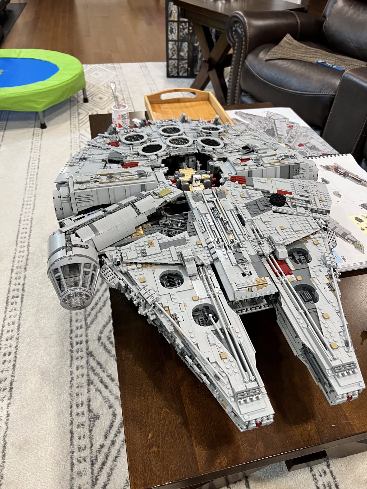 LEGO Star Wars Millennium Falcon - Building Set for Adults, Ages 16+ - Gift for Birthday - Movie Collectible Model Kit - Display in Home or Office - 75192 customer photo 2