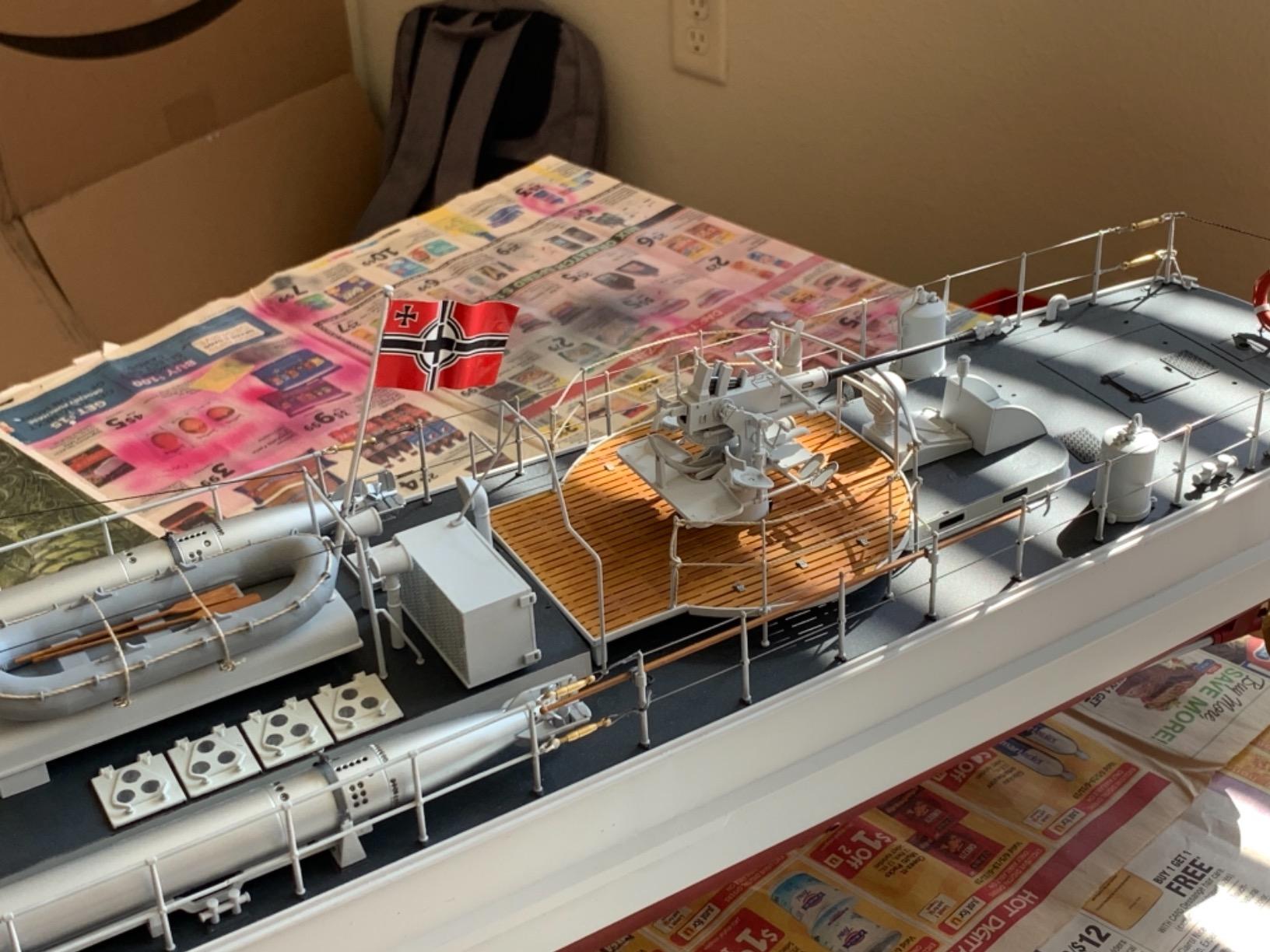 Italeri 5620 German WWII Schnellboot S-38 Torpedo Boat (S-Boot), Armed with 4 cm Flak 28 (Bofors) - Fully Upgraded Moulds 1/35 Scale Model Kit customer photo 1