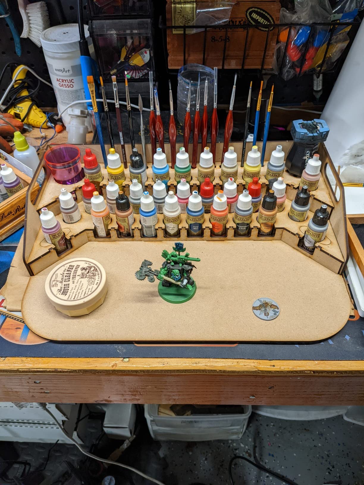 GameCraft Miniatures Painting Station - 26mm V2 for Vallejo and Army Painter Style Dropper Bottles customer photo 2
