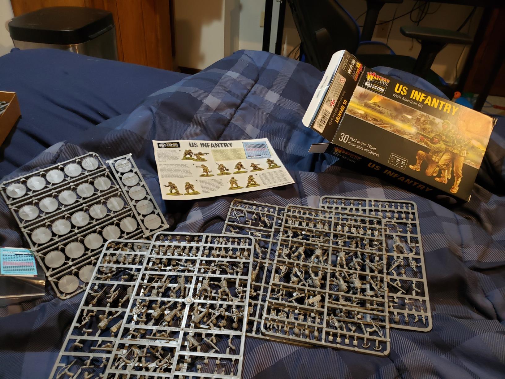 Warlord Games US Infantry GI's - 28mm Scale Plastic Miniatures for Bolt Action Highly Detailed World War 2 Miniatures for Table-top Wargaming customer photo 1