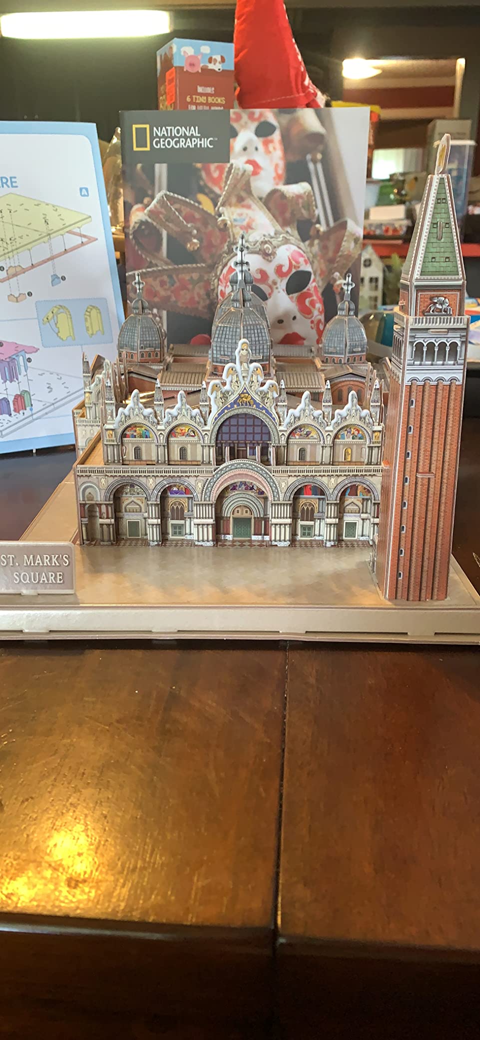 3D Italy Puzzles Models Architecture Kits for Adults and Kids, with National Geographic Booklet for Venice St. Mark's Square customer photo 1