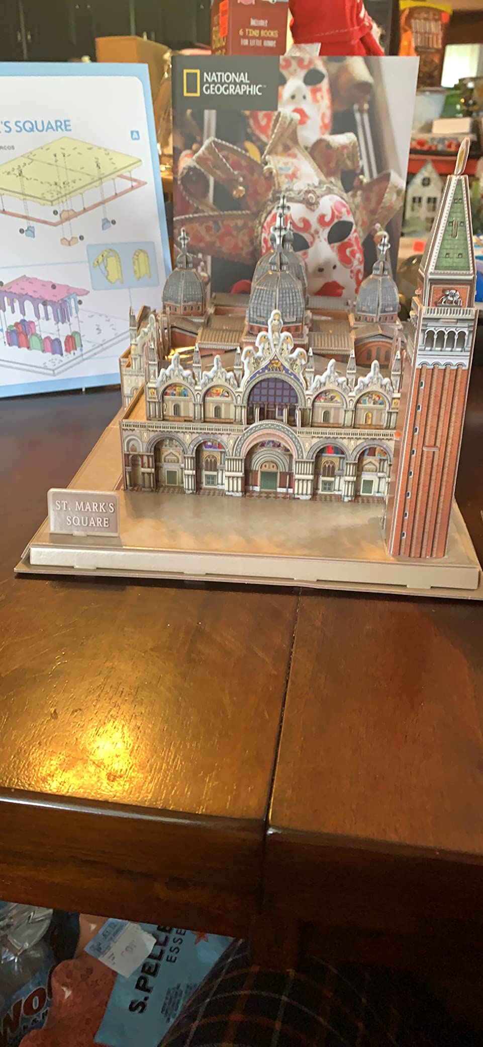 3D Italy Puzzles Models Architecture Kits for Adults and Kids, with National Geographic Booklet for Venice St. Mark's Square customer photo 2