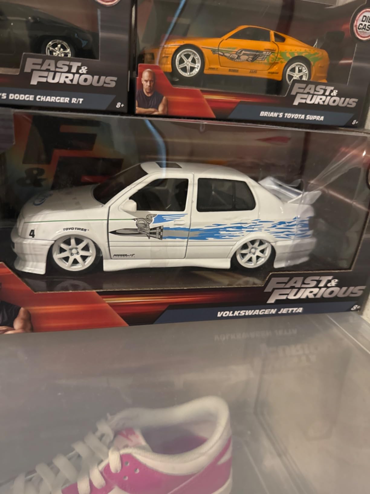 Jada Toys Fast & Furious 1:24 Jesse's Volkswagen Jetta Die-cast Car, Toys for Kids and Adults, White (99591W) customer photo 2