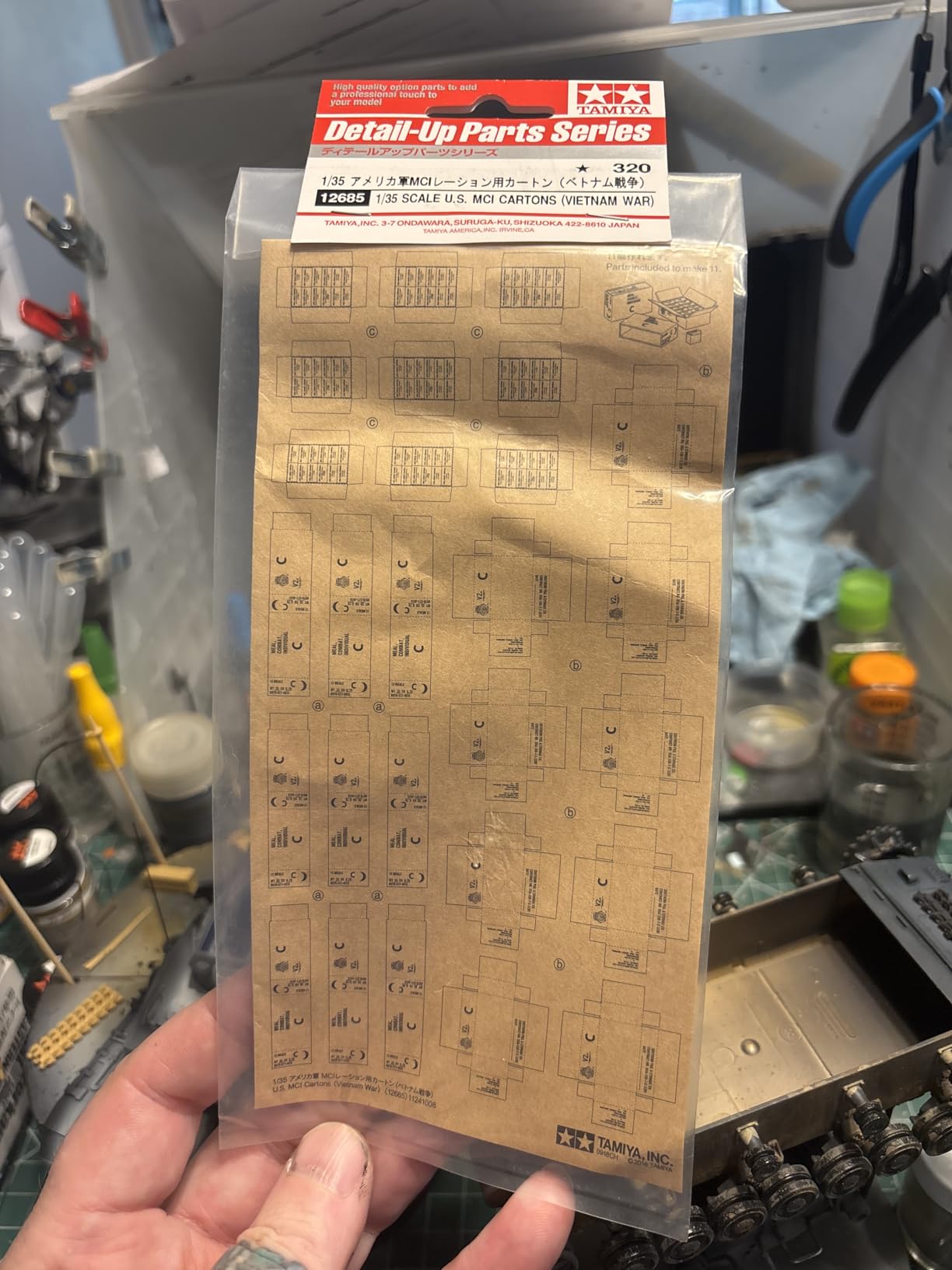 TAMIYA 1/35 U.S. MCI Cartons Vietnam War TAM12685 Plastic Models Armor/Military Misc customer photo 1