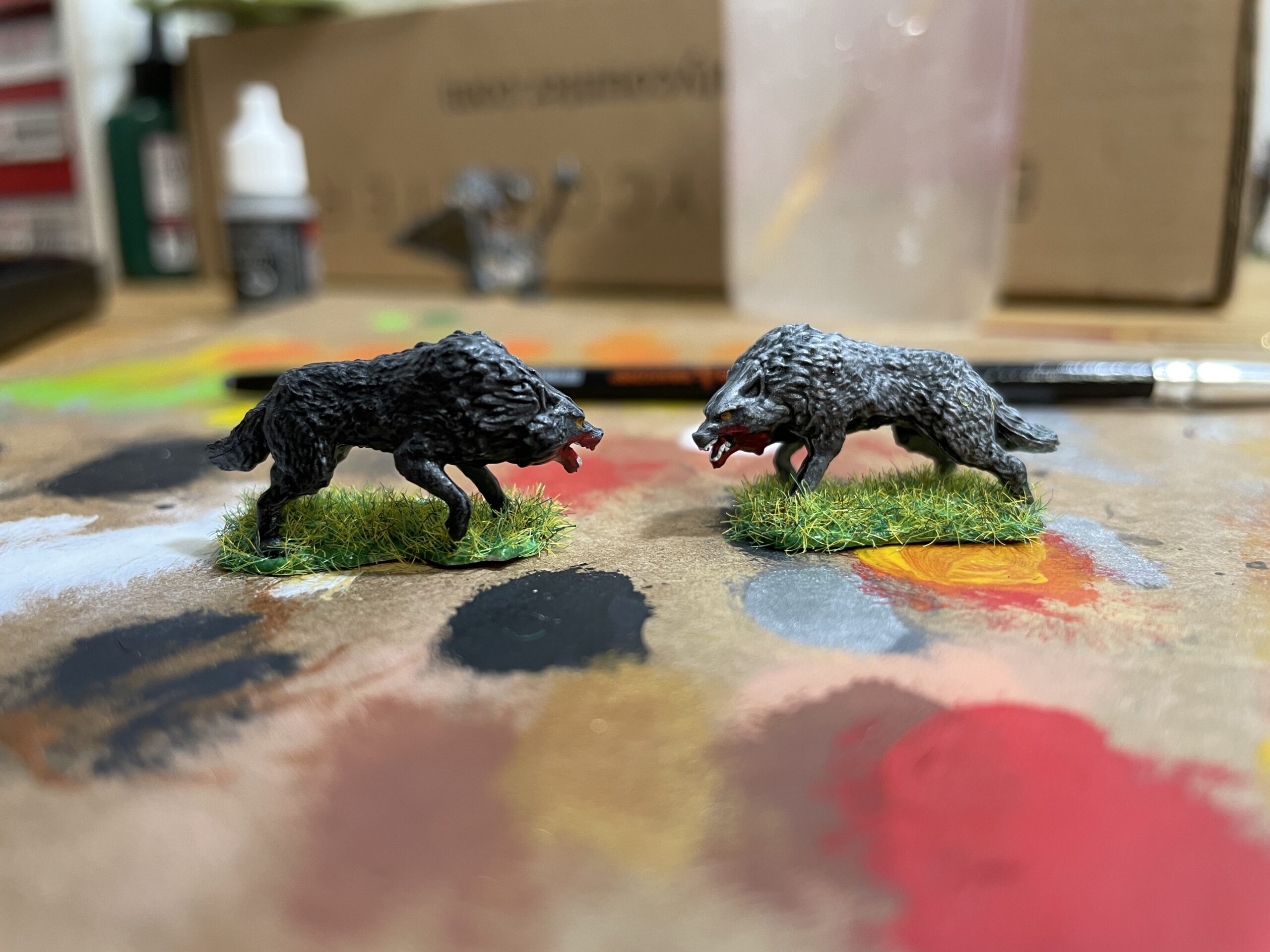 WizKids Deep Cuts Unpainted Miniatures: Wave 7: Timber Wolves customer photo 1