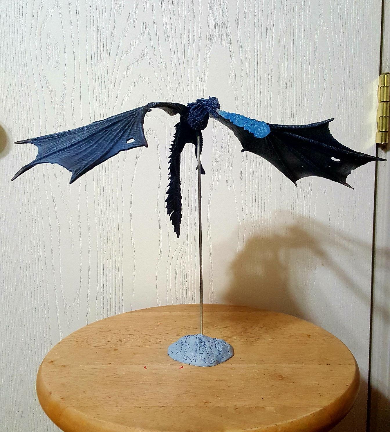 McFarlane Toys Game of Thrones Viserion Ice Dragon Deluxe Box, Blue customer photo 1