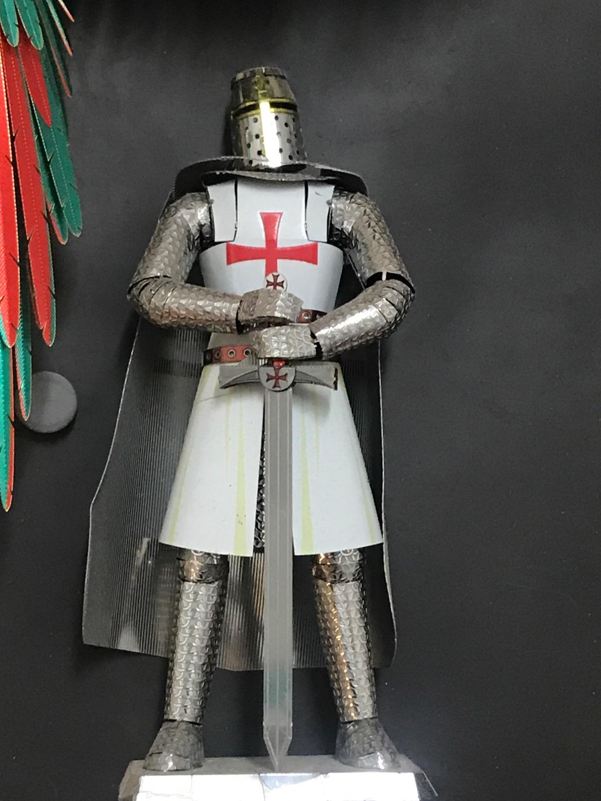 Fascinations Metal Earth Premium Series Templar Knight 3D Metal Model Kit customer photo 1