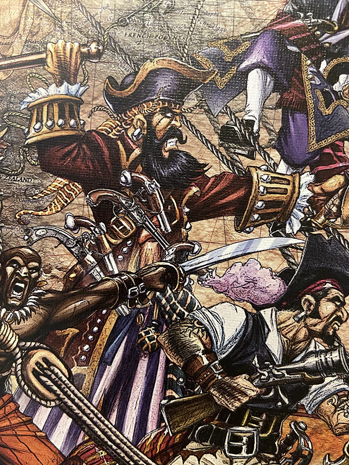 Educa - Pirates Map - 2000 Piece Jigsaw Puzzle - Puzzle Glue Included - Completed Image Measures 37.75