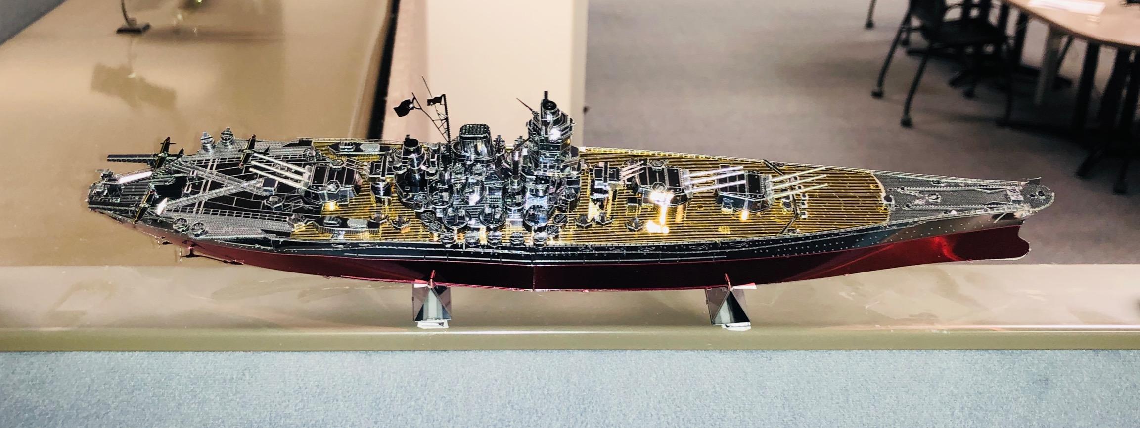 Metal Earth Puzzle 3D Battleship Yamato Boats Metal Puzzle Building Model Kits for Adults Challenging Level 29.49 X 4.5 X 6.5 Cm customer photo 2