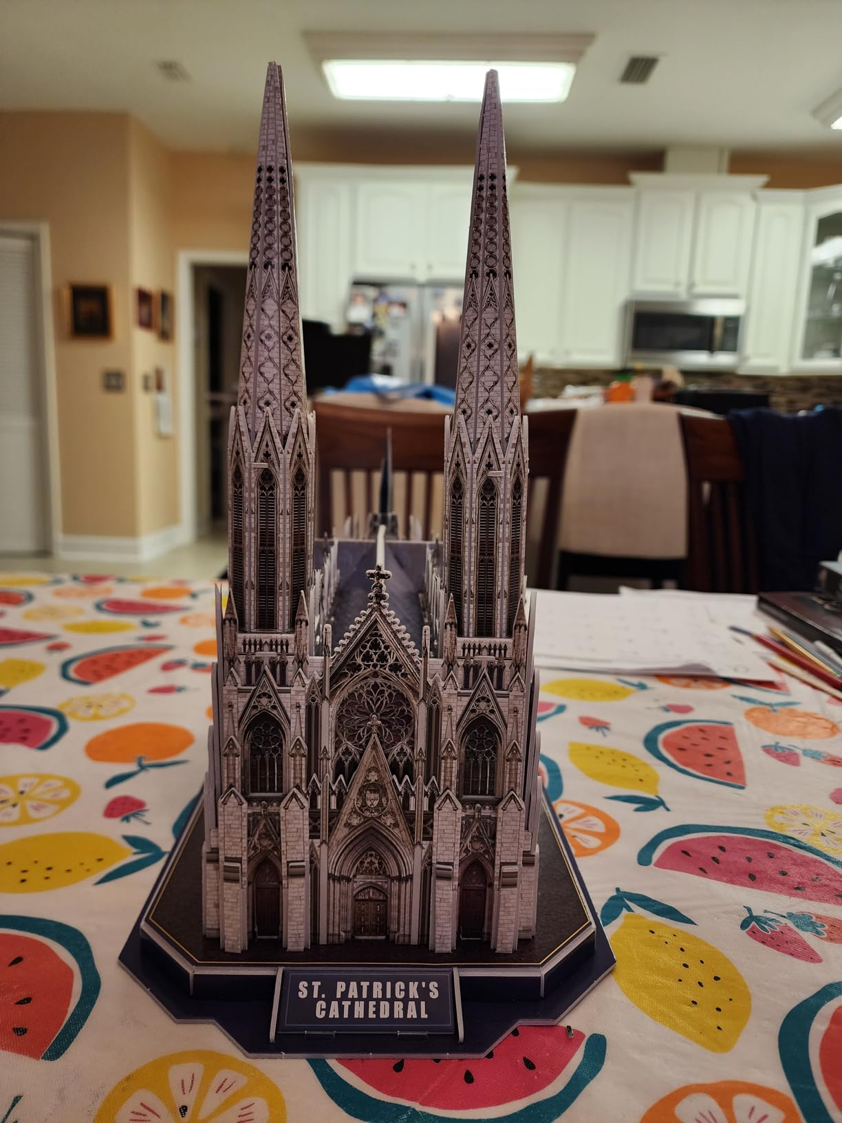 CubicFun 3D Puzzles for Adults Notre Dame de Paris Model Kits 128 Pieces, Puzzle for Kids Ages 8-14 Arts and Crafts Birthday Gifts for Kid Ages 8-12 customer photo 2