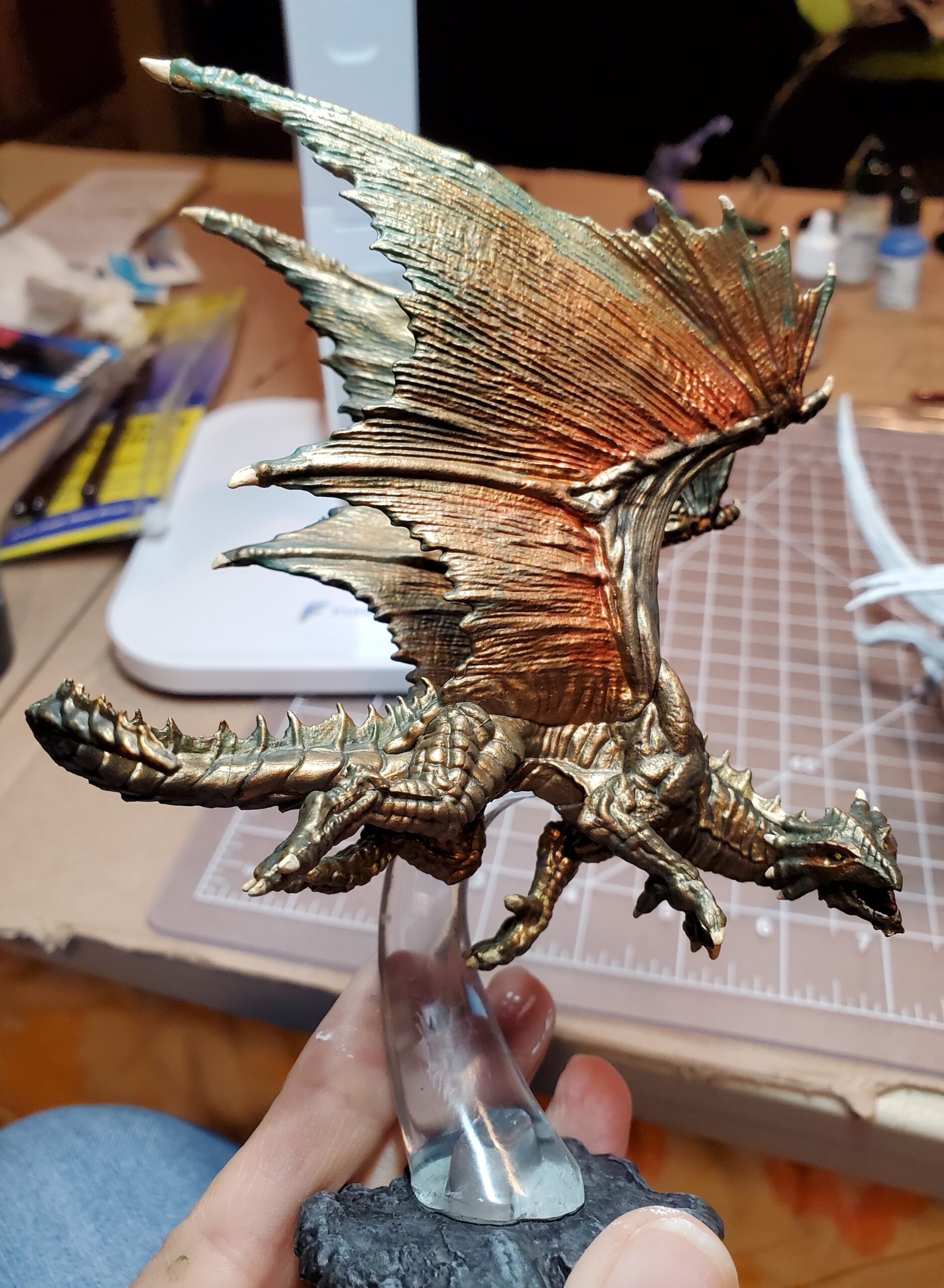 D&D Nolzur's Marvelous Miniatures: Young Bronze Dragon customer photo 2