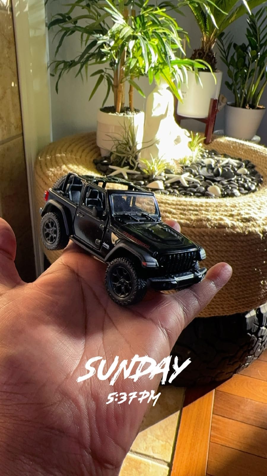 Jeep Wrangler Rubicon Off Road 4x4 5 Inch 1:34 Scale Die Cast Model Replica Toy Car (Green Opentop) customer photo 2