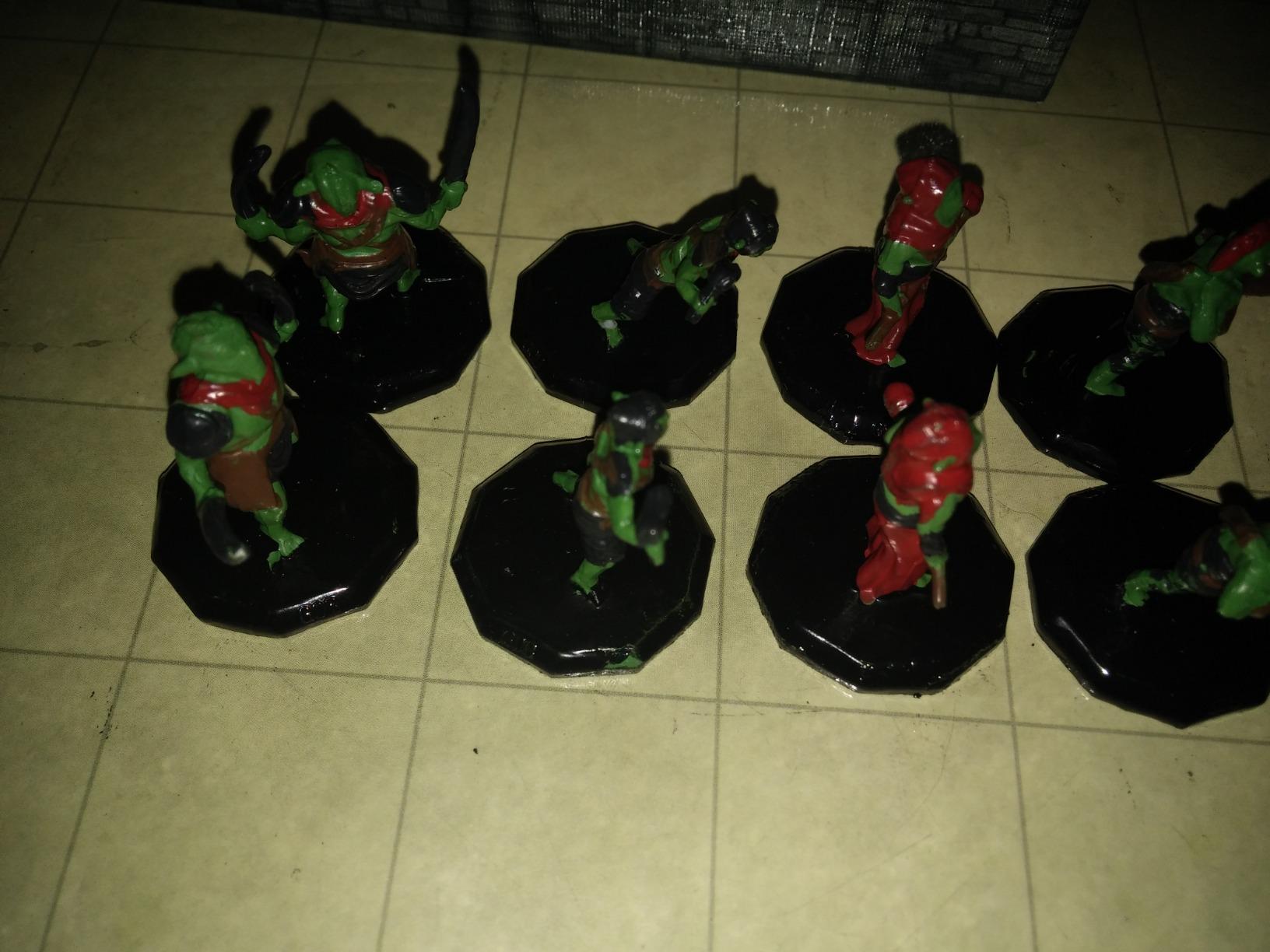 28 Painted Fantasy Mini Figures- All Unique Designs- 1
