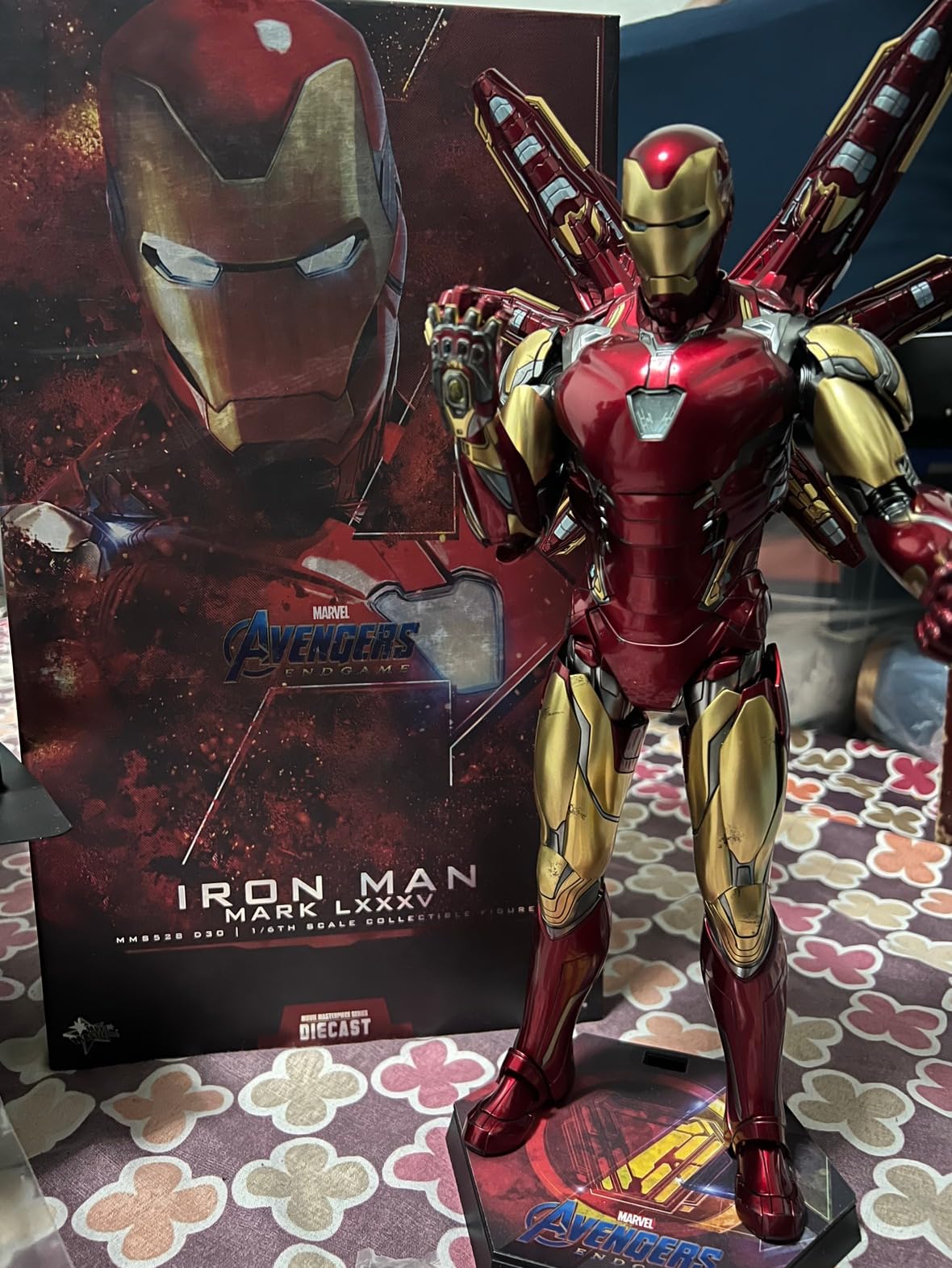Hot Toys Marvel: Avengers Endgame - Iron Man Mark LXXXV 1:6 Scale Figures, Multicolor, HT904599 customer photo 2