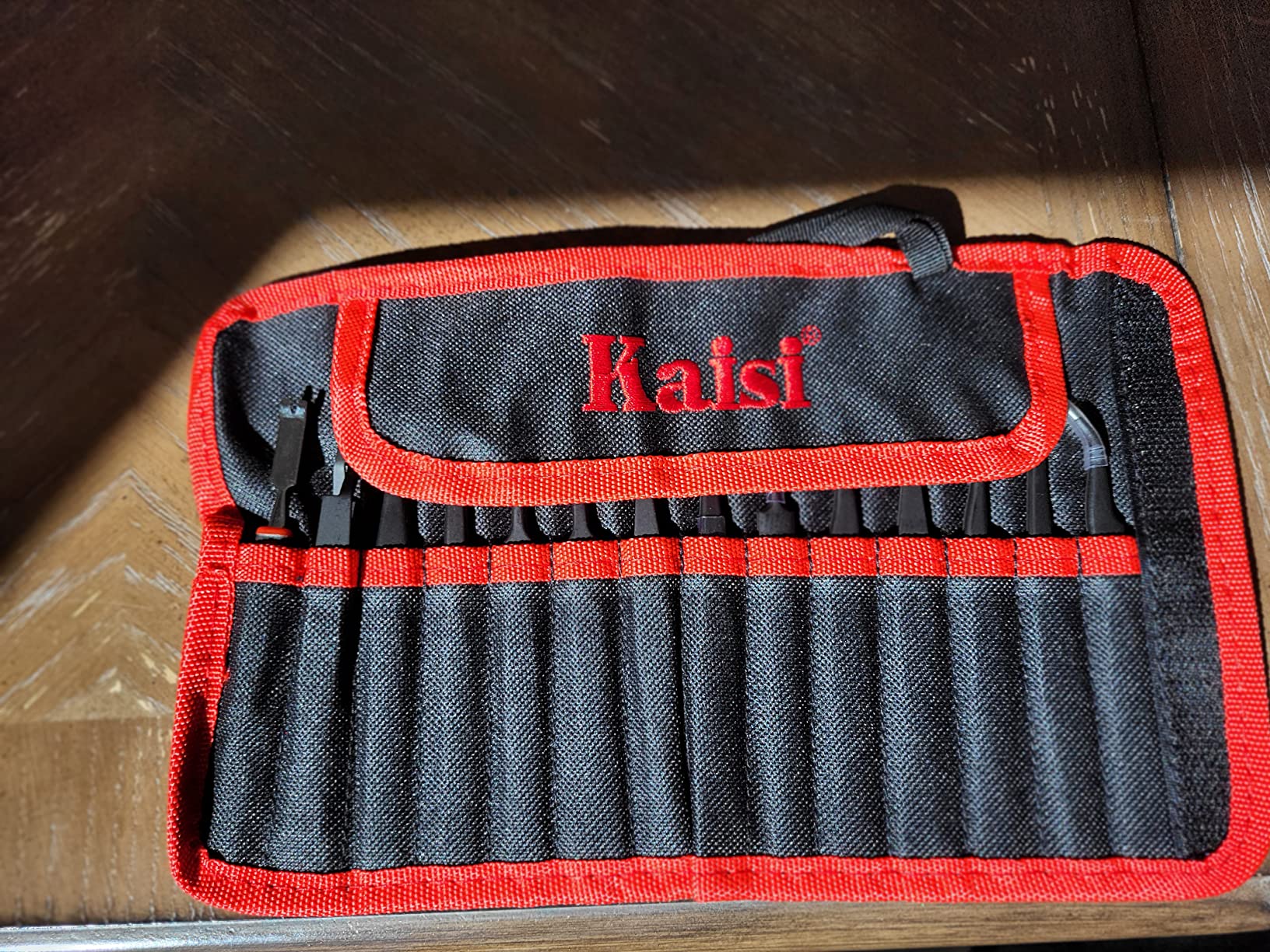 Kaisi 13 PCS Precision Tweezers Set Anti-Static ESD Tweezers Kit with 13 Precision Non-Magnetic Stainless Steel Tweezers With tweezers storage bag customer photo 2
