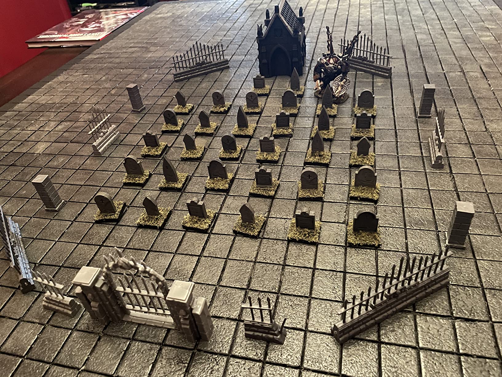 Miniatures Harrowgate Graveyard Set (14 Pc) 77529 Bones Unpainted Plastic customer photo 1