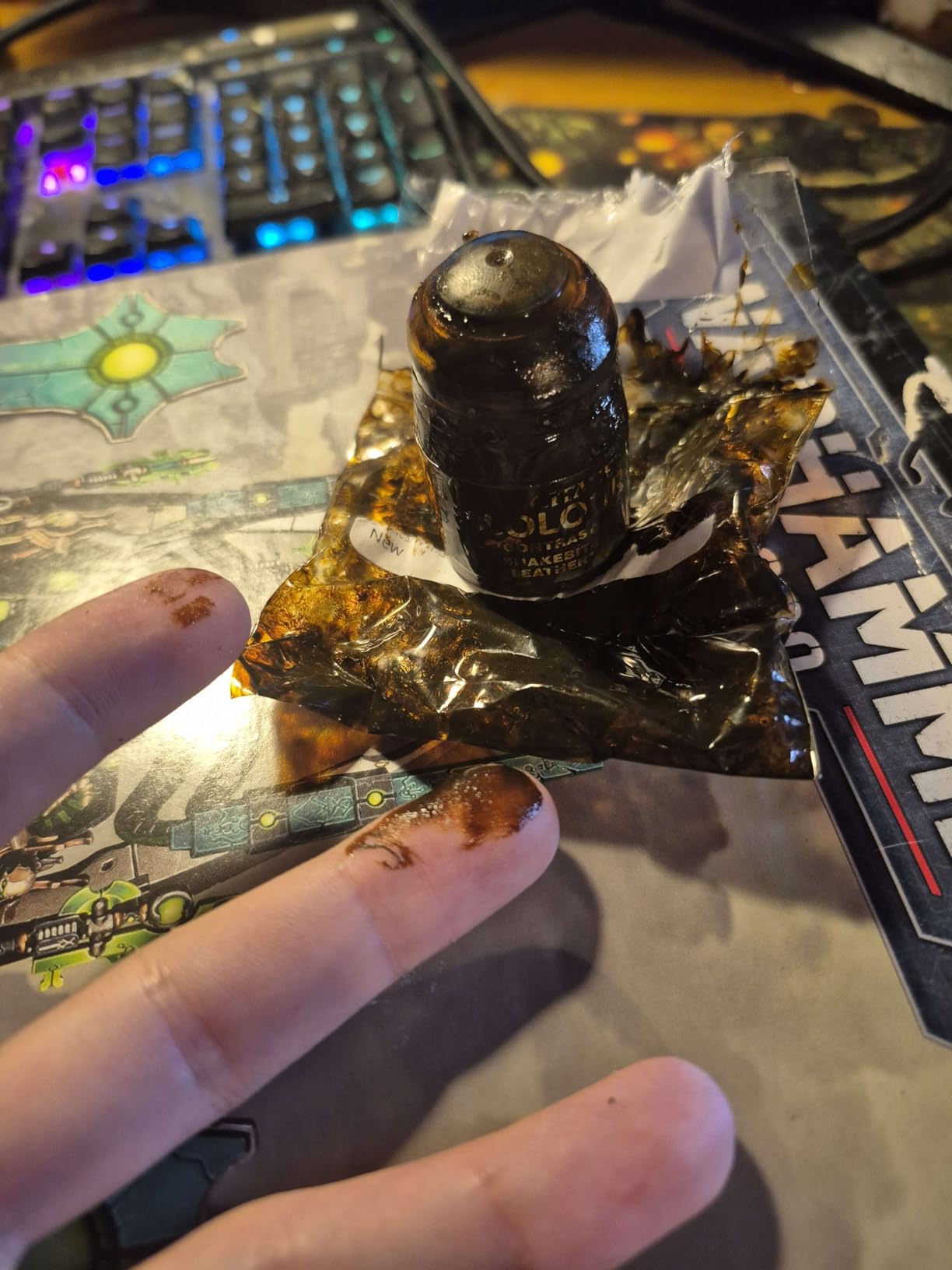 Citadel Pot de Peinture - Contrast Snakebite Leather (18ml) customer photo 2