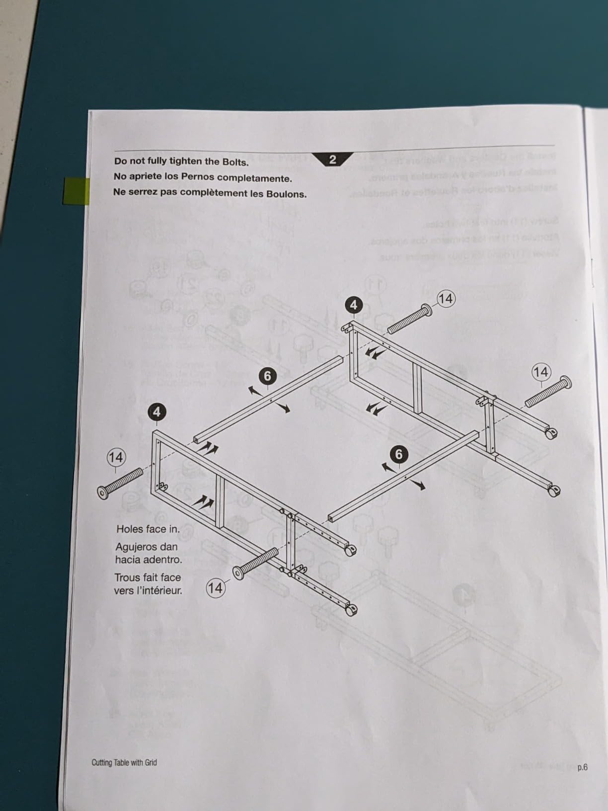 Sew Ready Foldable Hobby and Cutting Grid Table - 58.75