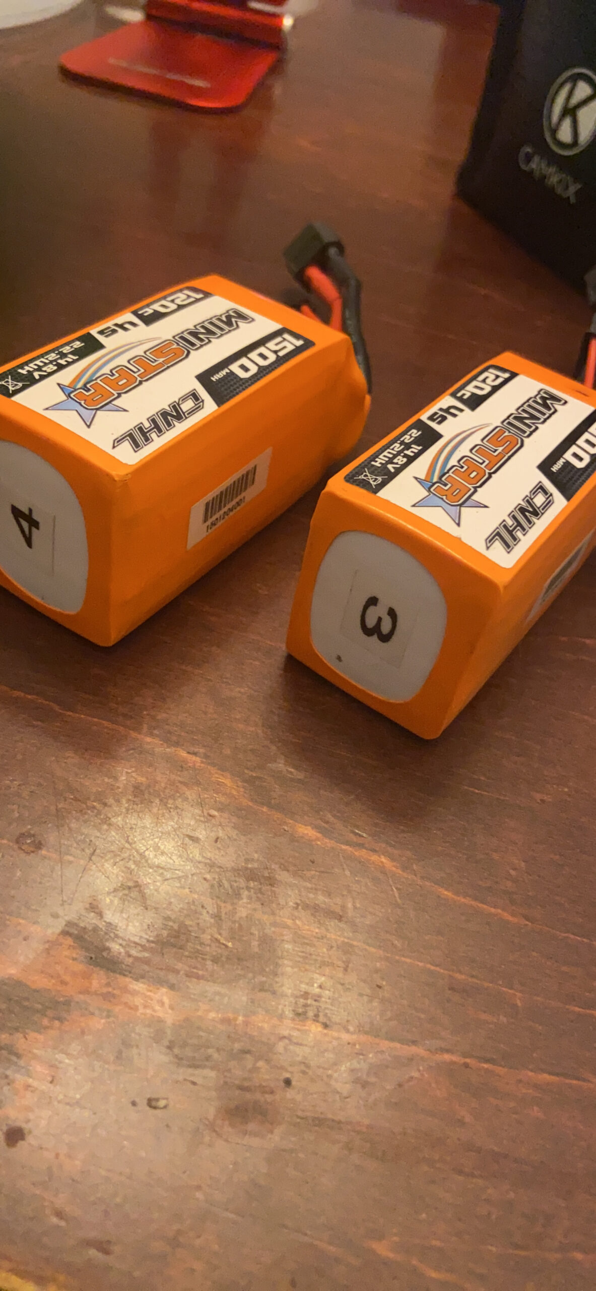 CNHL 1500mAh 4S Lipo Battery 120C 14.8V Lipo Battery with XT60 Plug for FPV Racing RC Quadcopter Helicopter Airplane (2 Packs) customer photo 2