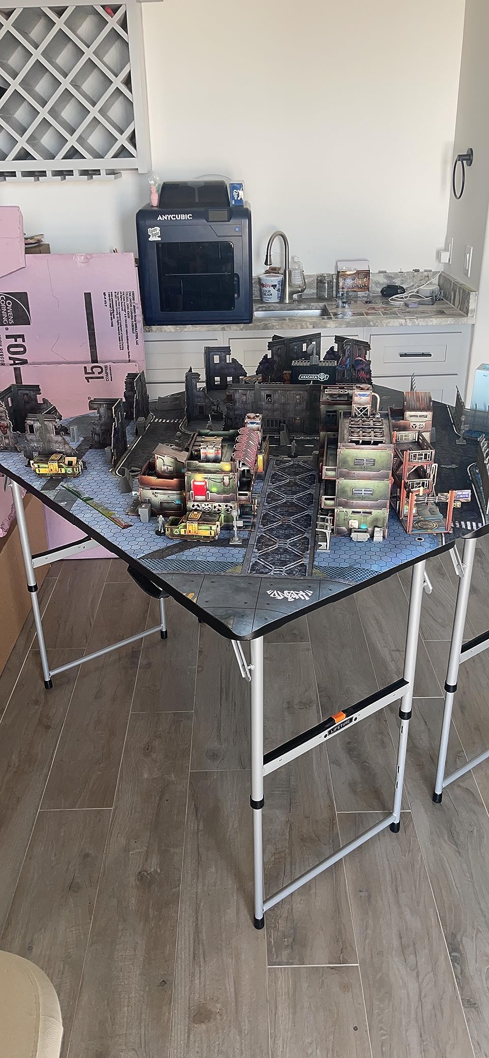 Warzone Studio 4' x 4' Double-Sided Rubber Battle Mat: Incorporation + Tempedus + Bag customer photo 1