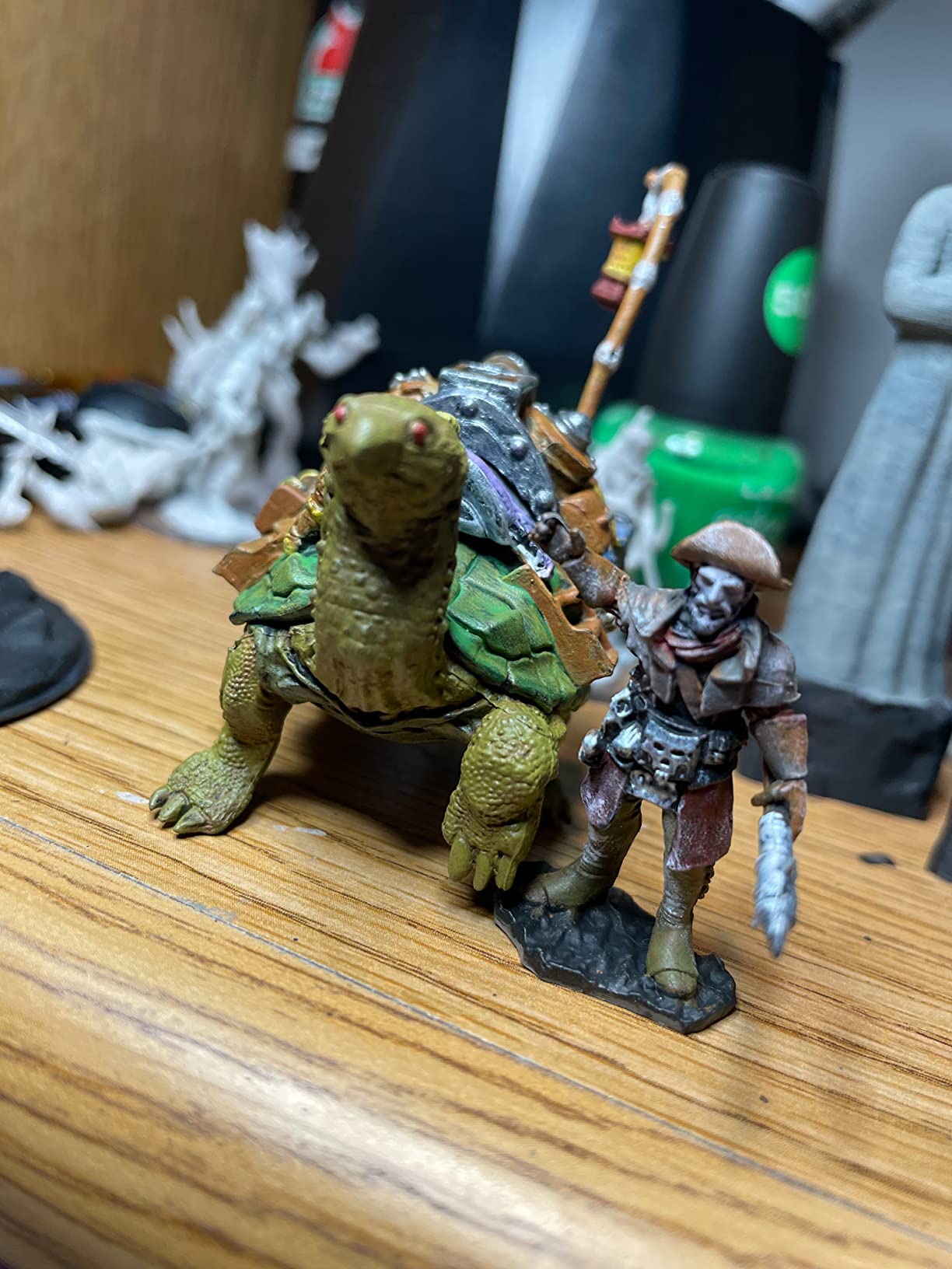 Mini - Reaper Bones Black 44053 Dreadmere Merchant Giant Tortoise & Drayman (2ct) customer photo 2