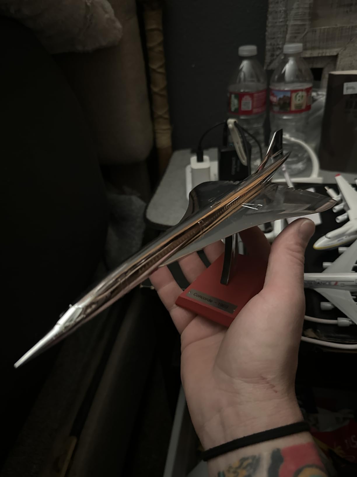 OPO 10 - Aerospace Concorde 1969 Scale 1/200 (30 cms) Silver - Airplane Silver Classics Collection customer photo 1