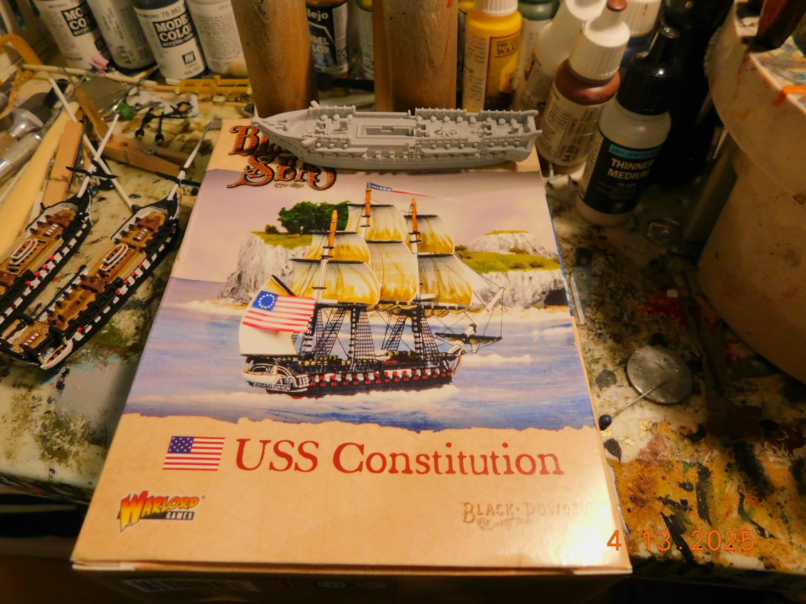 Warlord Black Seas The Age of Sail USS Constitution Game customer photo 1