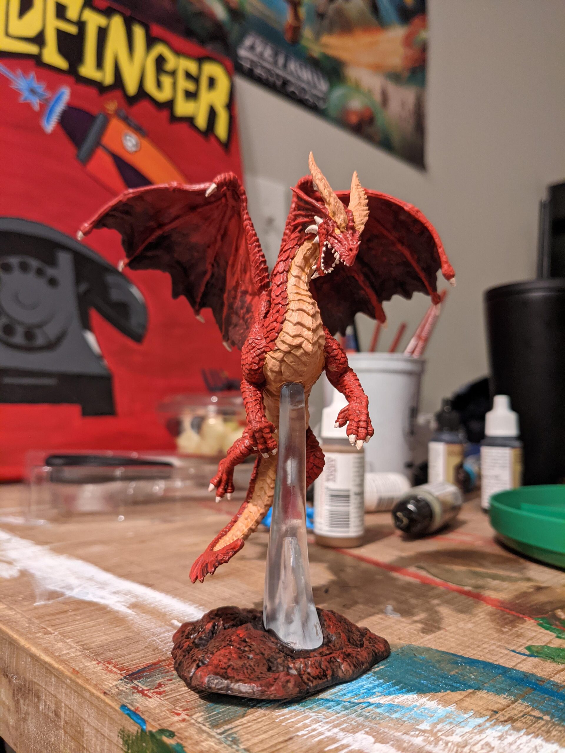 WizKids D&D Nolzur's Marvelous Miniatures: Young Red Dragon customer photo 2