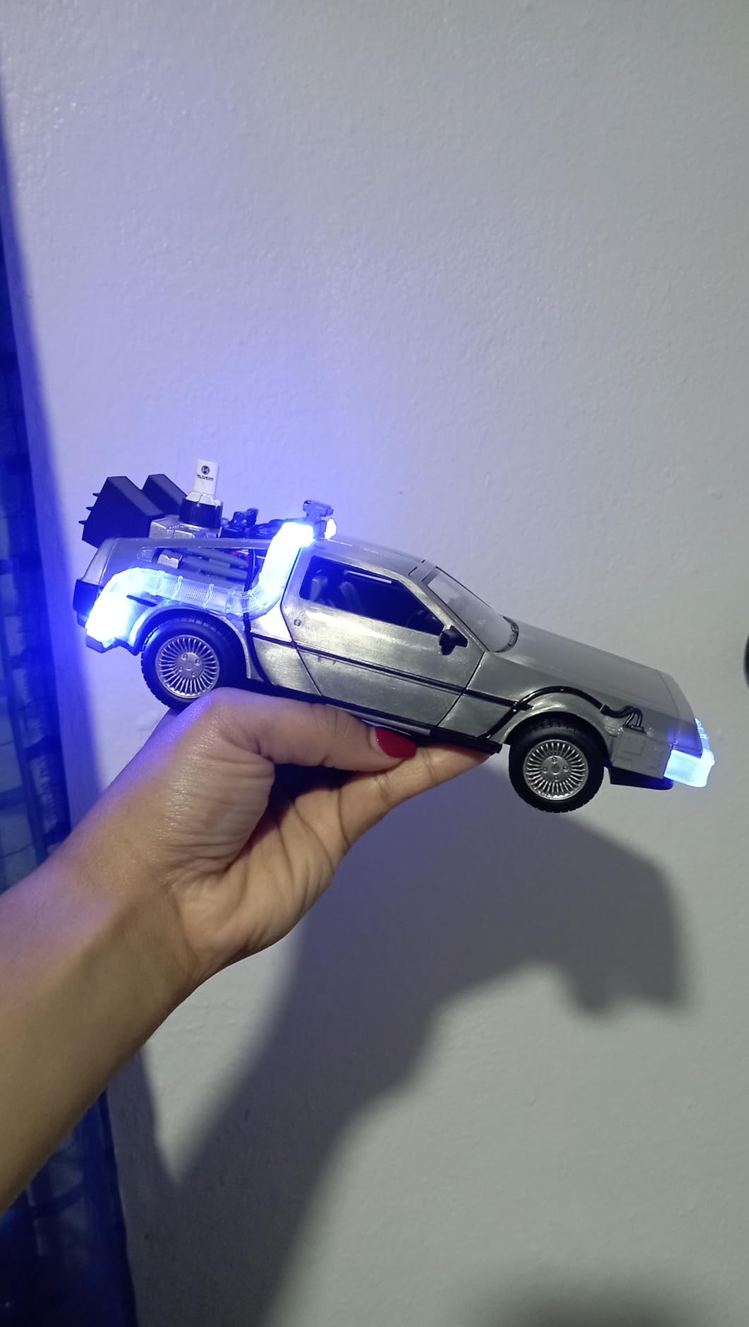Jada Back to The Future Part II 1:24 Time Machine Die-cast Car Light Up Feature, Toys for Kids and Adults customer photo 1