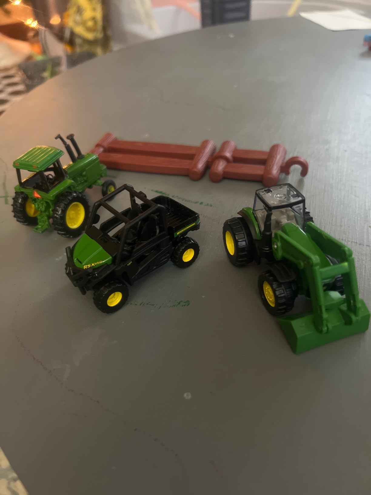 ERTL Iron John Deere Die-Cast Replicas - Includes Tractor, Gator, and Skid Steer Farm Toys with Collectible Display Box - John Deere Tractor Toys - 3 Inch - 3 Count - Ages 3 Years and Up customer photo 2