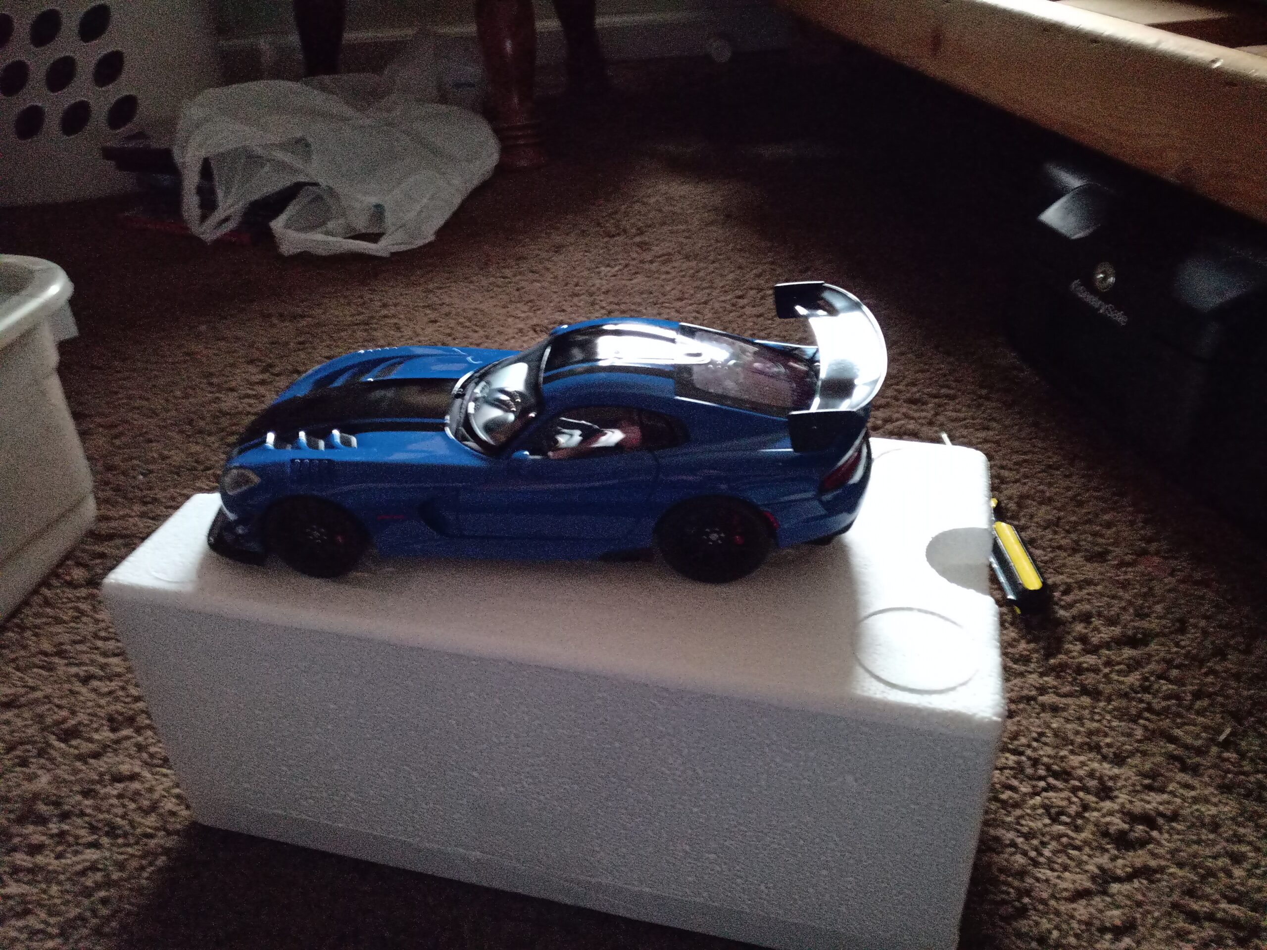2017 Dodge Viper ACR Competition Blue with Black Stripes 1/18 Model Car by AUTOart 71734 customer photo 1