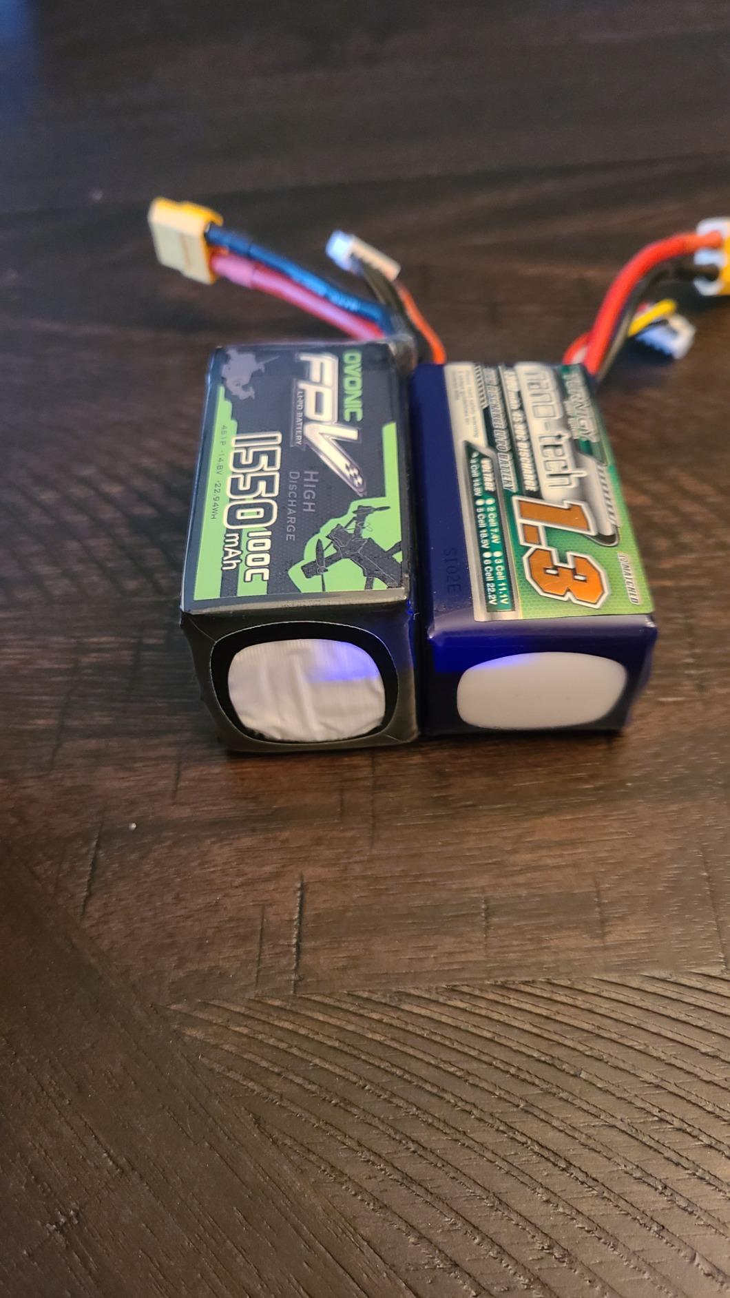OVONIC 4s Lipo Battery 100C 1550mAh 14.8V Lipo Battery with XT60 Connector for RC FPV Racing Drone Quadcopter customer photo 2