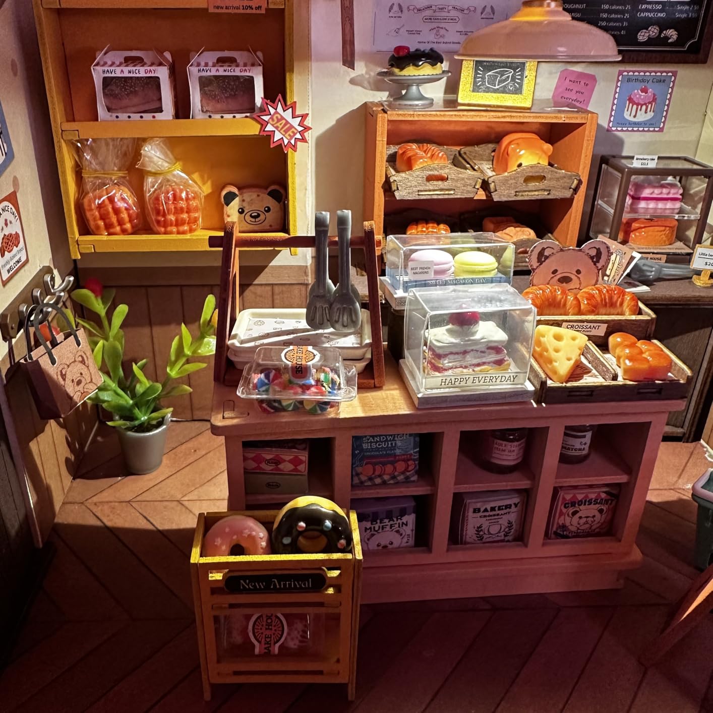 ROBOTIME DIY Dollhouse Kit Mini House with Furnitures Accessories 1:24 Scale Craft Kit - Emily's Flower Shop customer photo 1