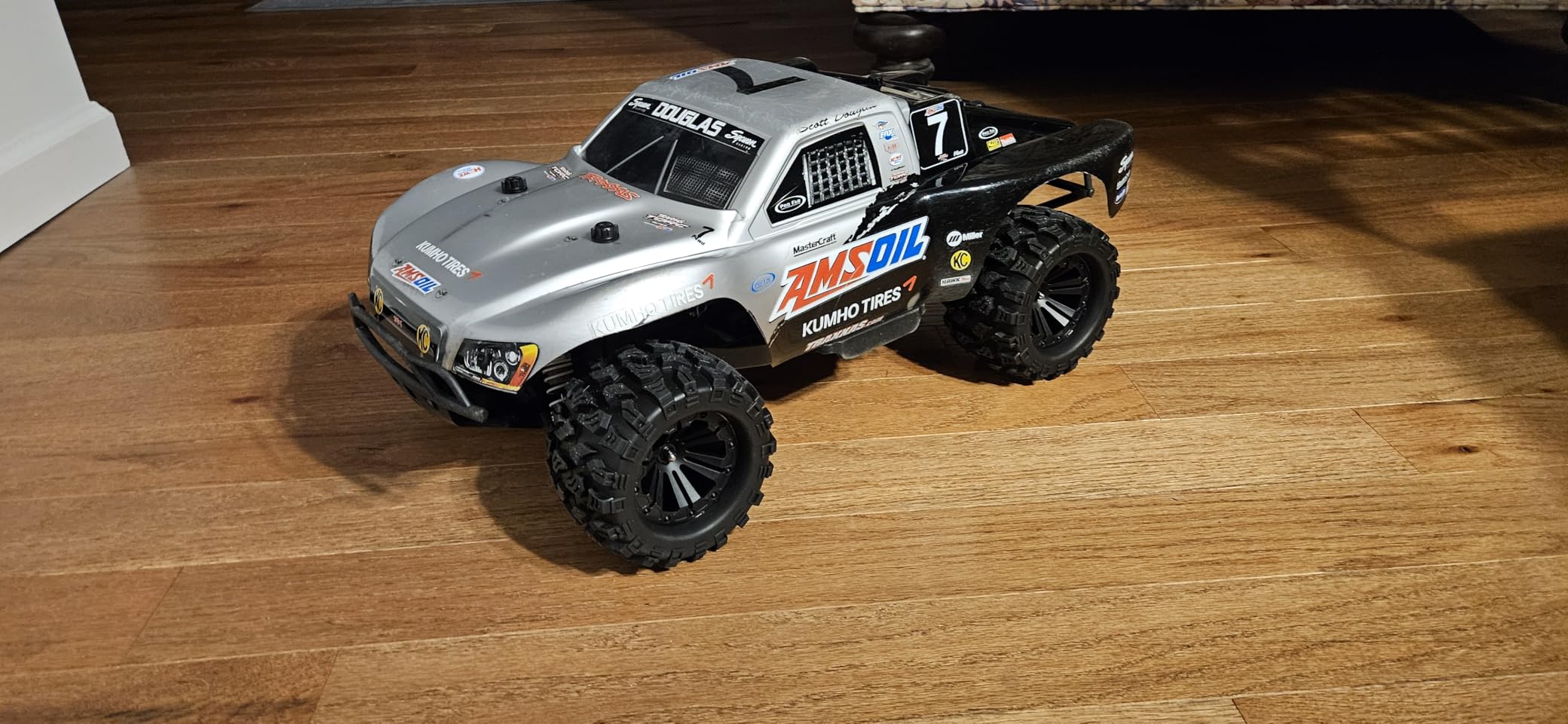 RC Station 12mm Hex RC Wheels and Tires 1/10 Scale 2.8 RC Truck Tires Wheels for Traxxas Rustler Stampede Hoss 2wd 4x4 vxl Tires Wheels Arrma Tires Wheels Redcat Volcano Tires Preglued customer photo 2