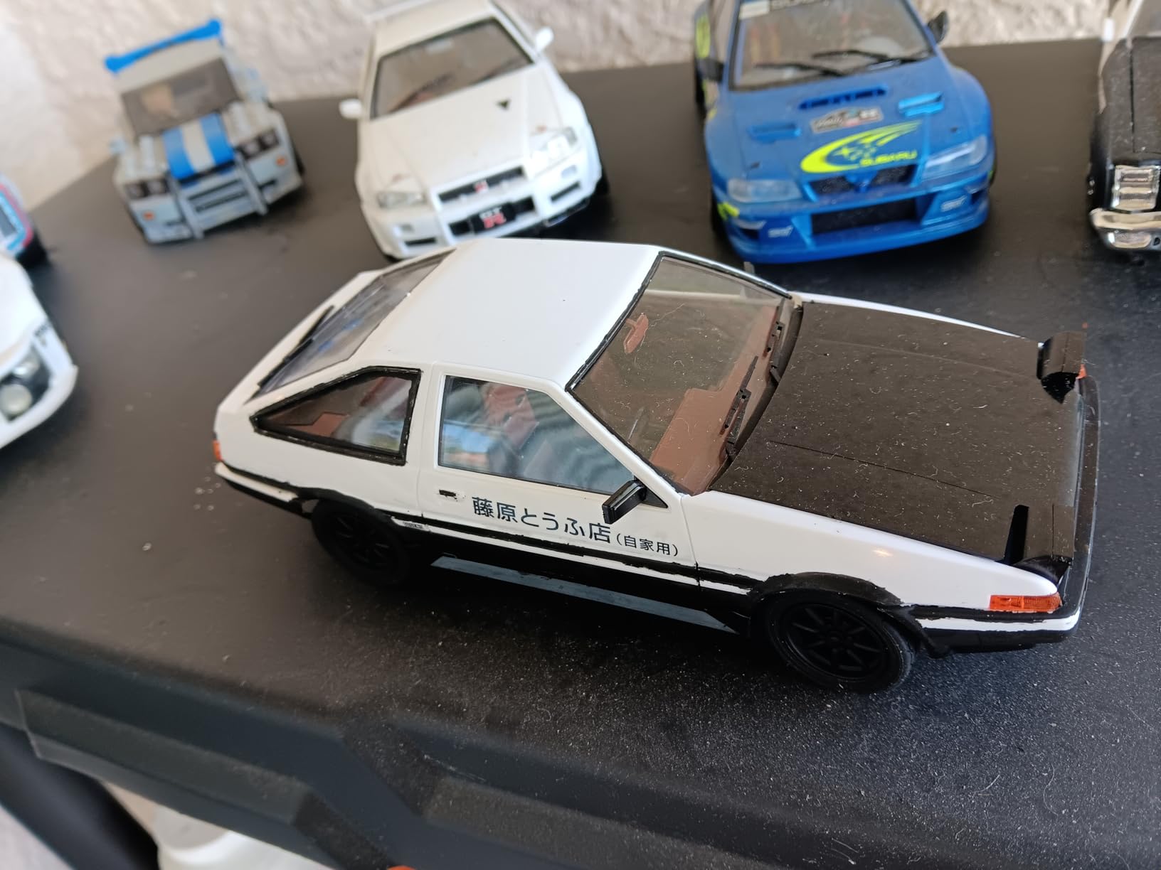 Aoshima Fujiwara Takumi AE86 Trueno Project-D Toyota 1:24 Scale Model Kit customer photo 1