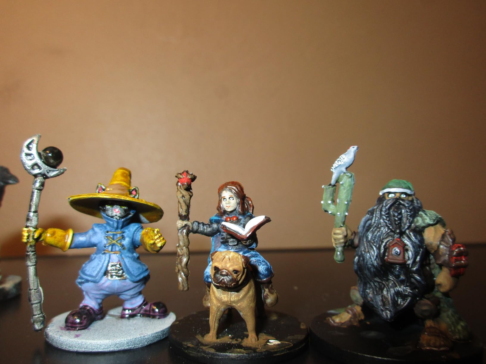 Wildspire Heroes, NPC Animal Companions & Troll King for DND Miniatures Bulk 28mm-32mm Unpainted Paintable Dungeons and Dragons Minis Pathfinder Figures for Fantasy Tabletop Roleplaying Games like D&D customer photo 2