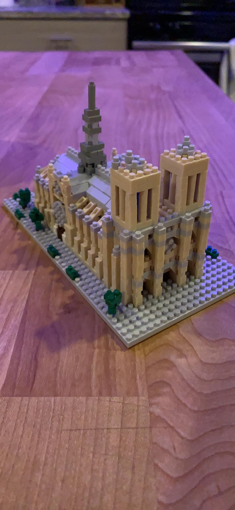 nanoblock - World Famous Buildings - Notre Dame Cathedral, Sight to See Series Building Kit customer photo 2