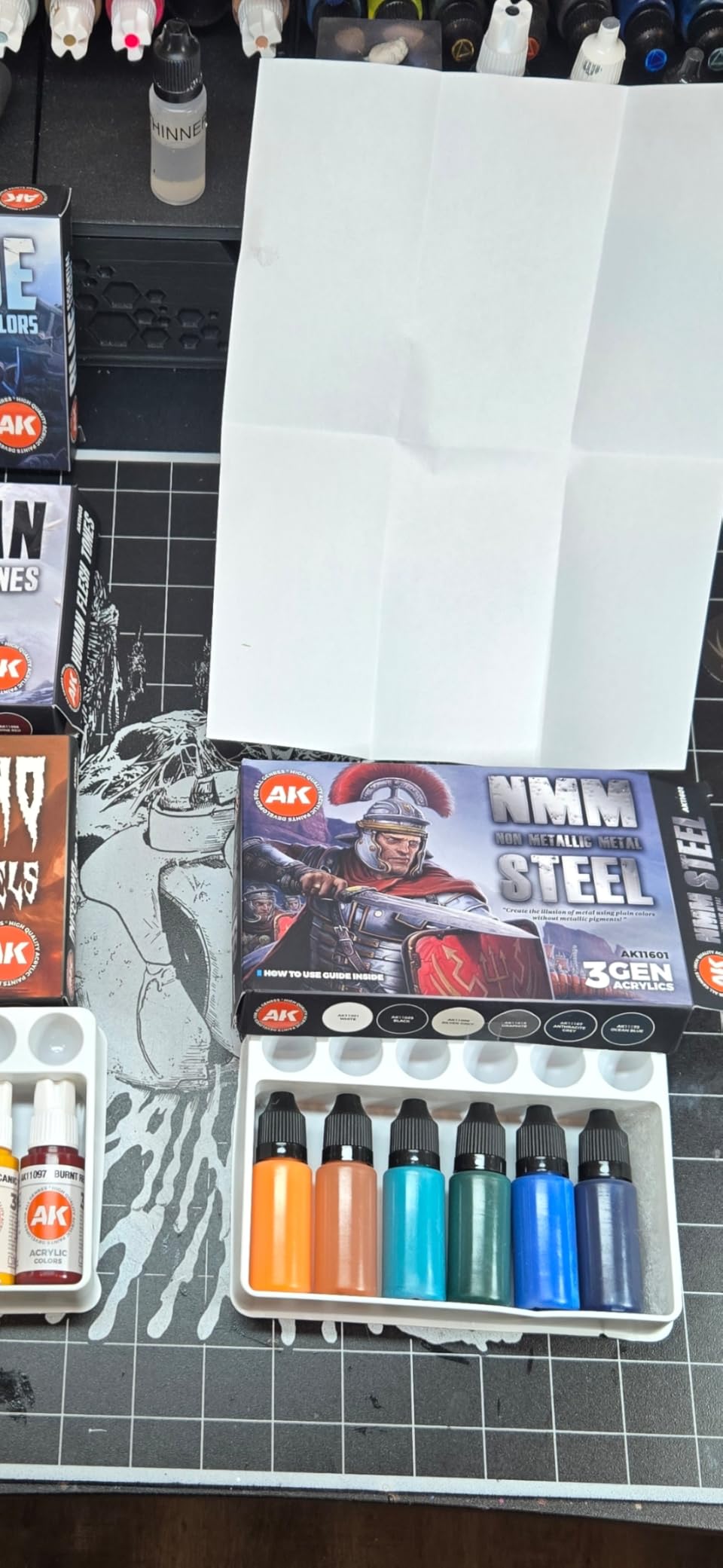 Non Metallic Metal: Steel Set (6 Paints) - Plastic Model Building Paints and Accessories # 11601 customer photo 2