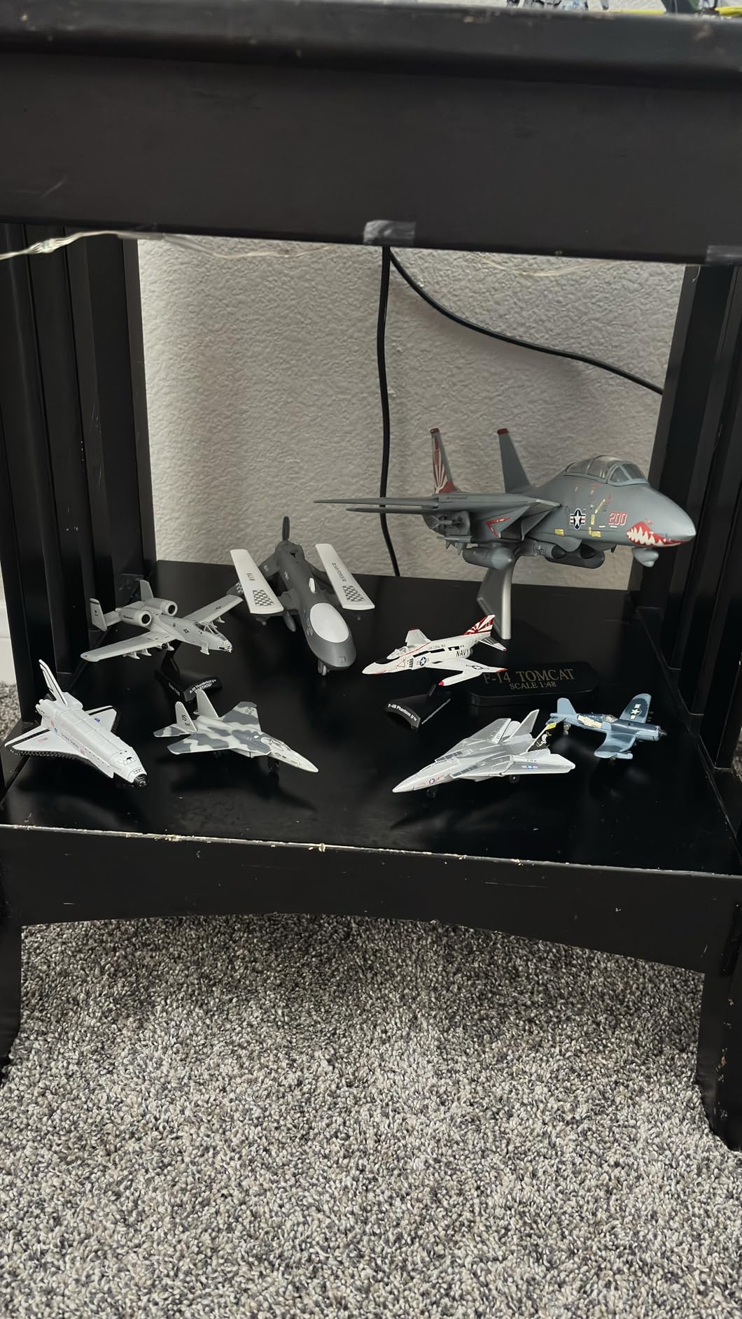 F-16 Fighting Falcon Die-Cast Model - 1:126 Scale Multi-Role Fighter Jet, 18th Aggressor Wing Edition, Adult Collectible Ages 14+ customer photo 2