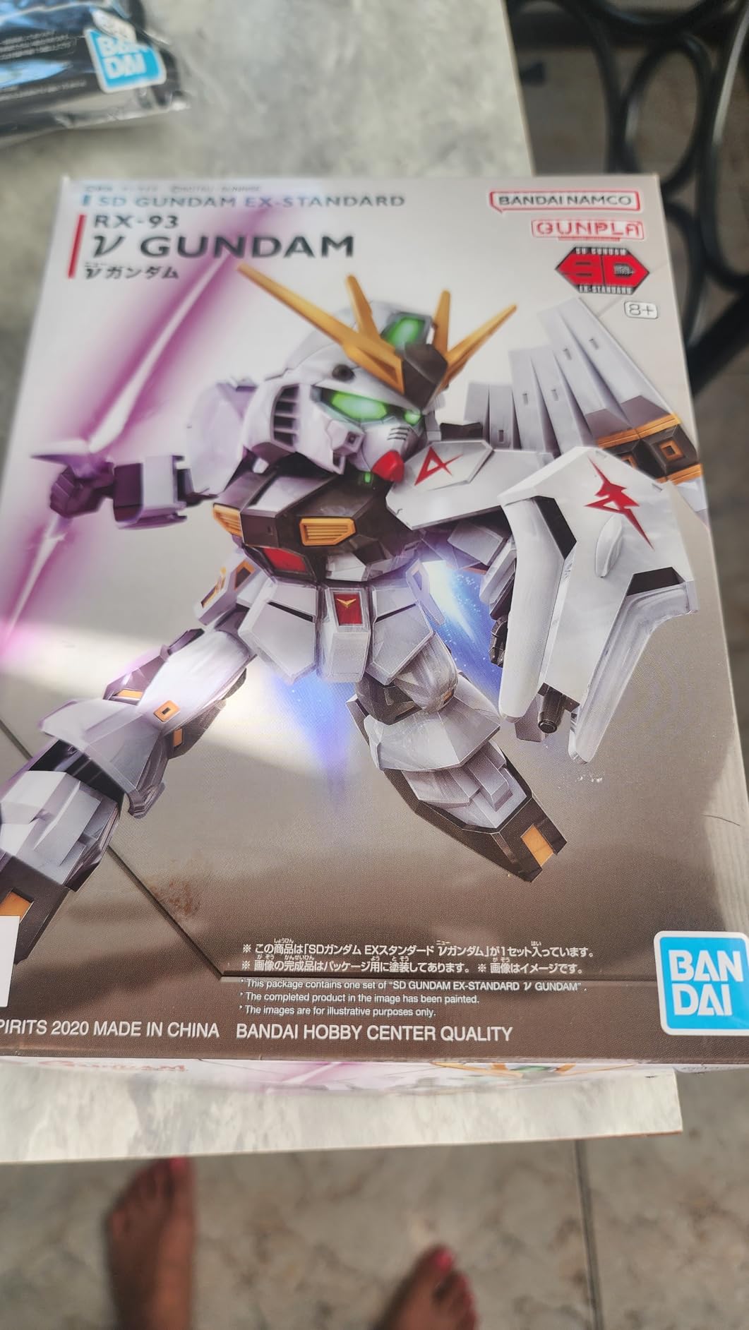 Bandai Hobby - Char's Counterattack - Nu Gundam, Bandai Spirits SD Gundam EX-Standard Model Kit customer photo 1