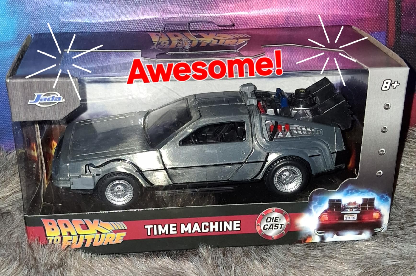 Jada Toys Back to The Future Time Machine 1:32 Die-cast Car, Toys for Kids and Adults customer photo 1