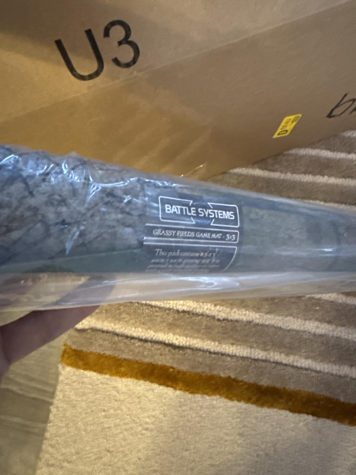Battle Systems Gaming Mat (Grassy Fields, 3 x 3) customer photo 2